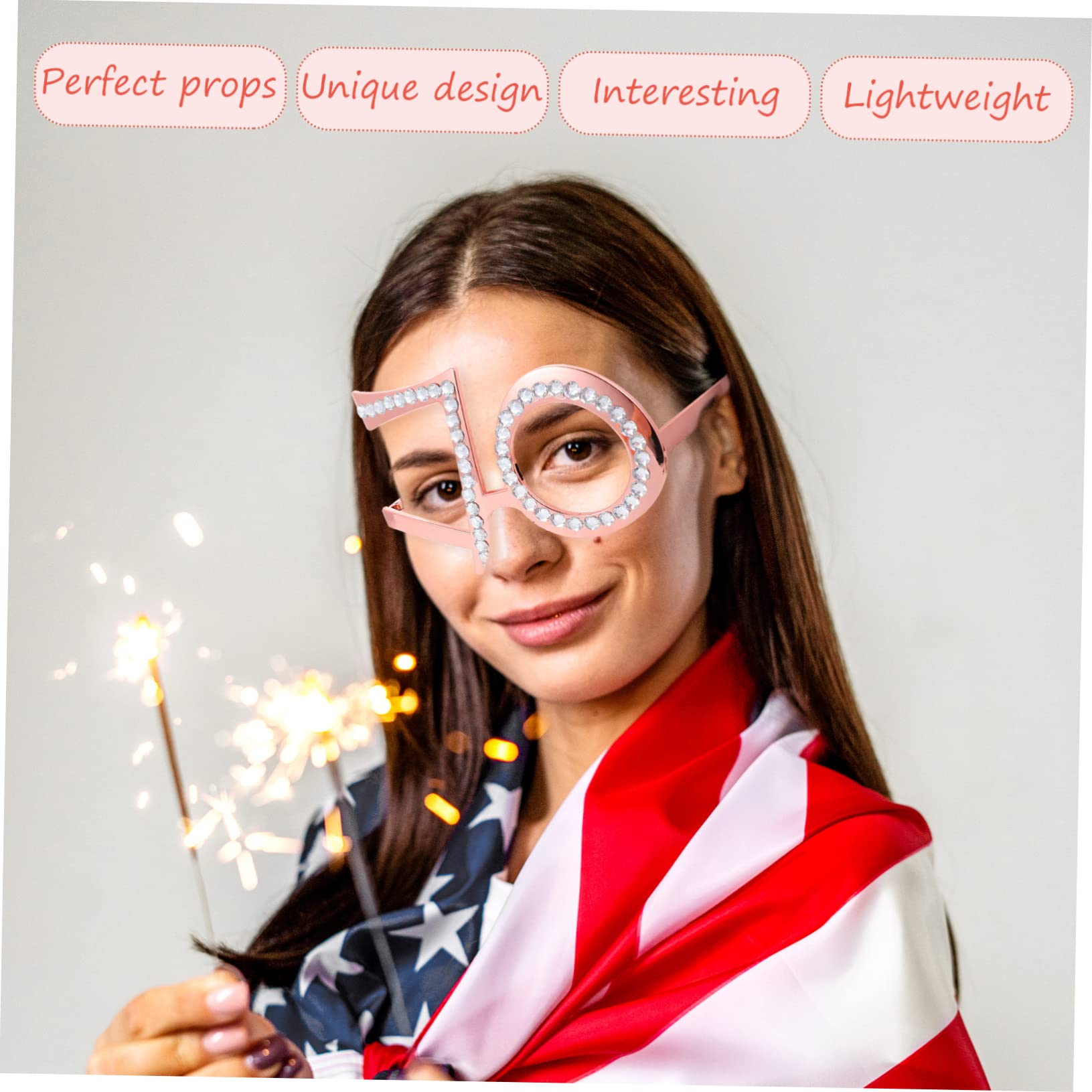 Gadpiparty Age Glasses - Fun Birthday Sunglasses for Adults & Kids (40th Birthday, New Year Party) - Perfect Party Favors & Guest Gifts - Great for Birthday Celebrations, Themed Parties & Photo Booths