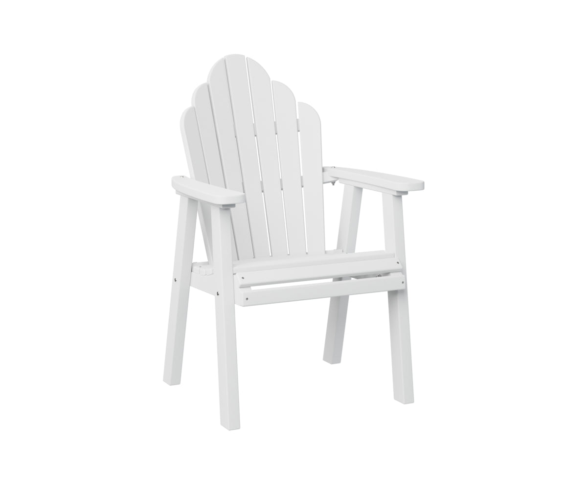 Berlin Gardens Cozi Back Dining Chair - Comfortable Patio & Outdoor Dining Chair for Garden, Deck, and Restaurant Use