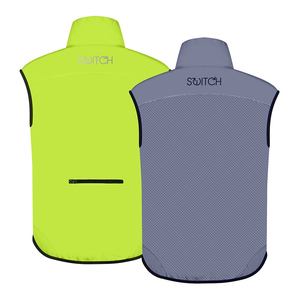 Proviz Men's Switch Cycling Vest - High Visibility Reflective Running Jacket for Night Safety - Perfect for Cycling, Jogging & Outdoor Activities