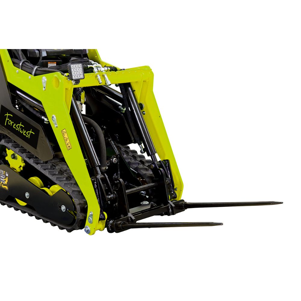 Forestwest BM700#31355 Skid Steer Bale Spear Attachment - Heavy Duty Hay Bale Handler for Farming & Ranch Work