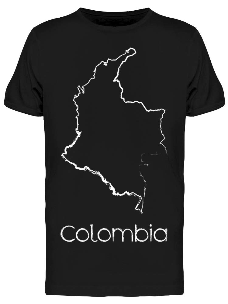 Smartprints Colombia Graphic T-Shirt for Men - Comfortable Cotton Tee with Unique Design - Perfect for Casual Wear, Travel & Street Style