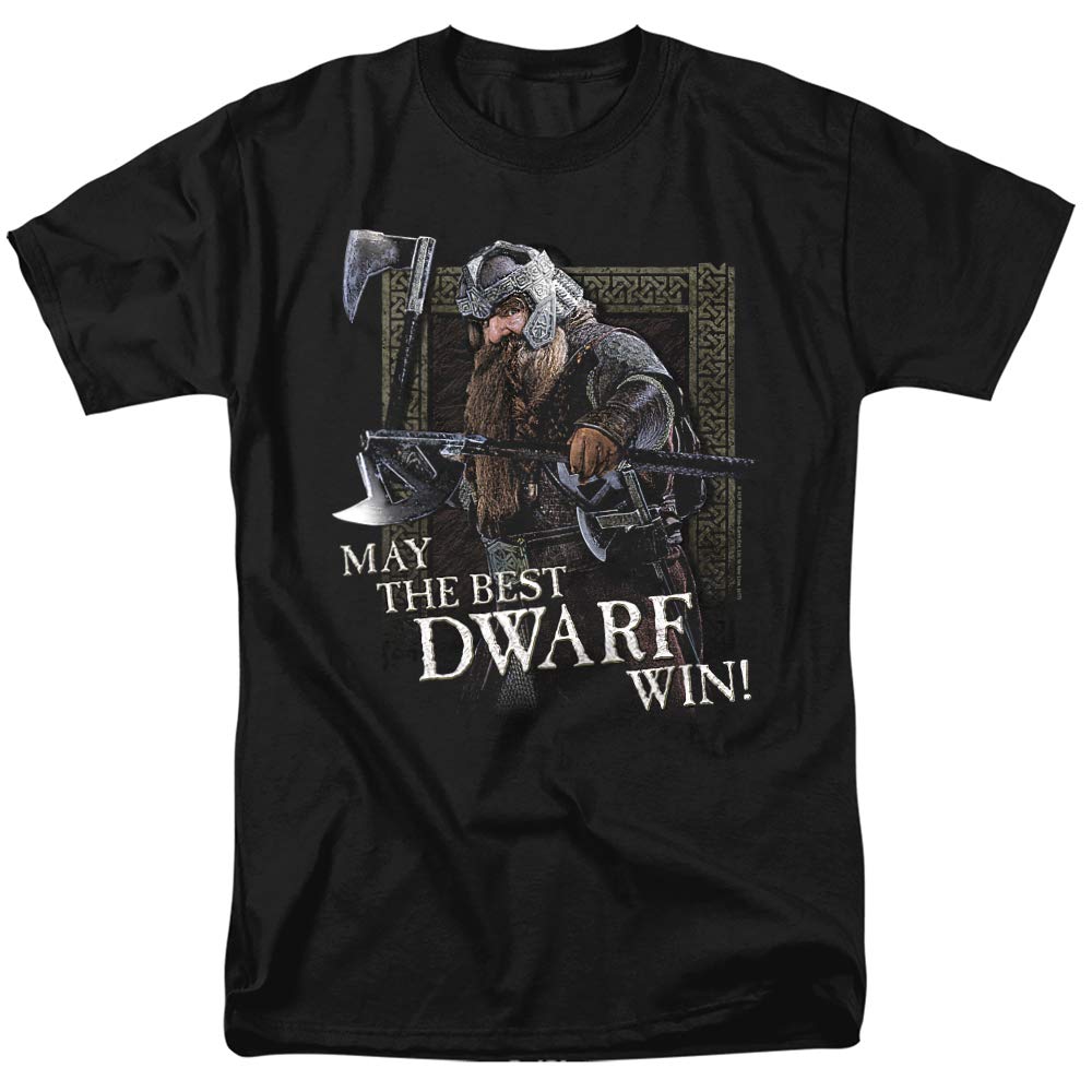 Lord of the Rings Gimli Dwarf Unisex T-Shirt - Black 6XL for Men & Women | Fantasy Movie Merchandise & Cosplay Outfit