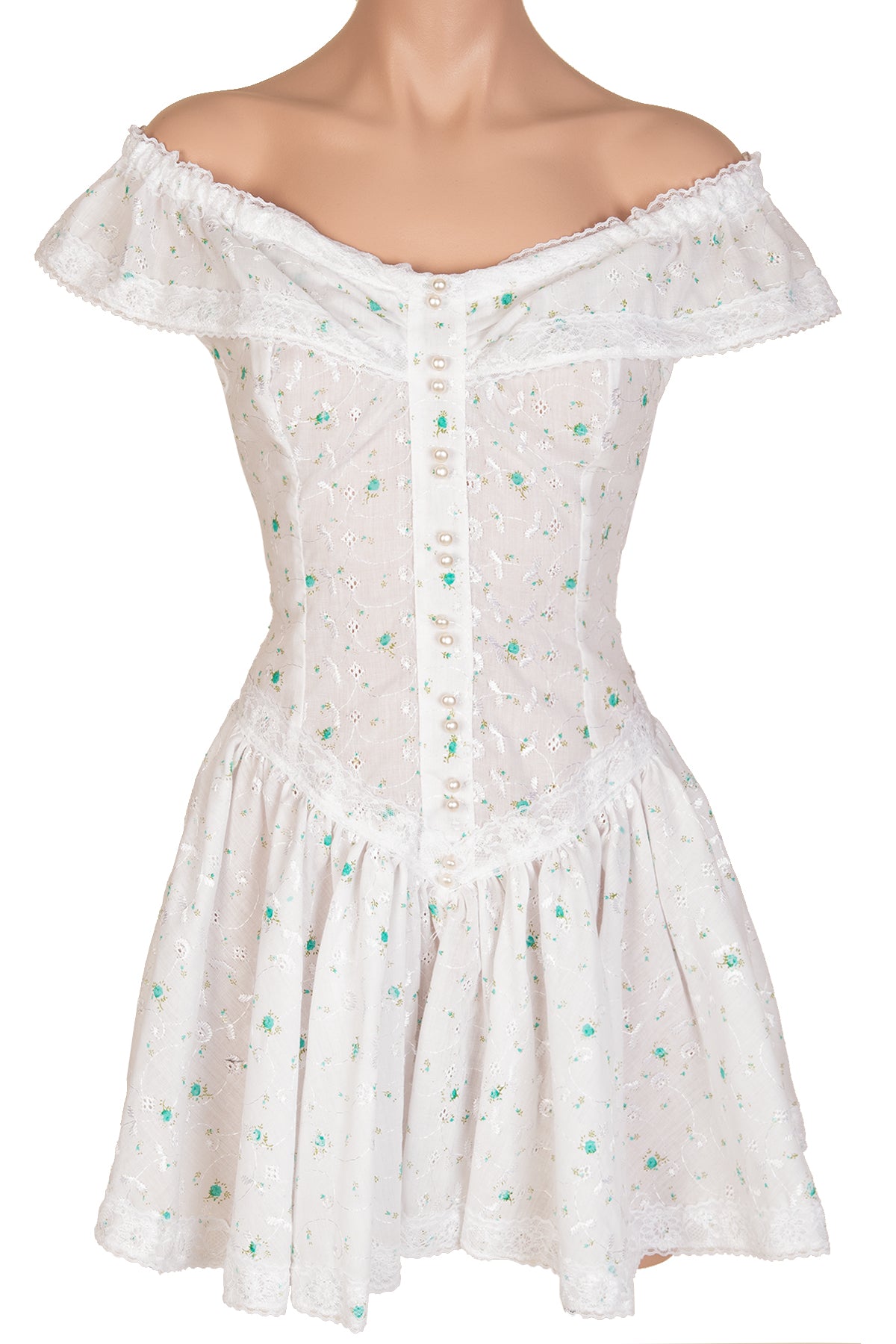 Kathy Women's Floral Summer Dress - Elegant Short Sleeve A-Line Midi Dress for Casual Wear, Date Night & Beach Vacation
