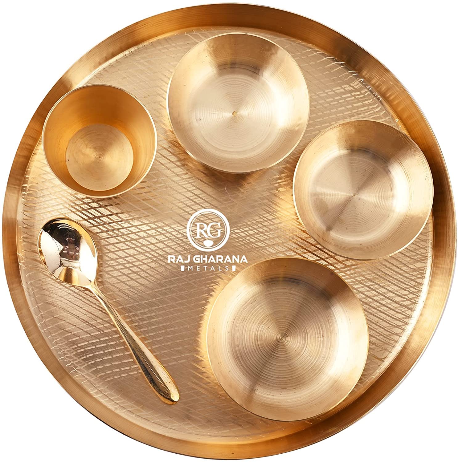 Authentic Bronze Kansa Set for Ayurvedic Facial Massage & Skincare – Perfect for Spa, Home Relaxation, and Self-Care Rituals