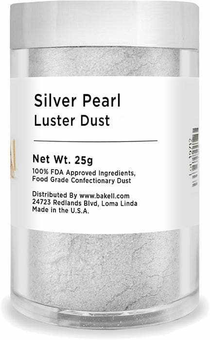 Christmas Collection Luster Dust Combo Pack B (4 PC SET) 25 Gram Jar - Perfect for Cake Decorating, Cookie Art & Holiday Baking