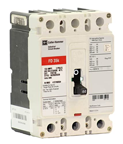 Eaton Cutler-Hammer FD3150 35k Series C Circuit Breaker - High Performance Electrical Protection for Industrial & Commercial Use