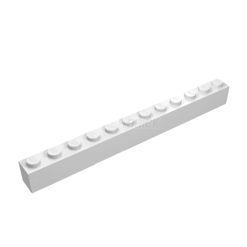 LEGO White 1x10 Brick (6111) - 4119684 - Perfect for LEGO Building Sets, DIY Projects, and Creative Play