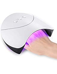 Professional 36W UV LED Nail Dryer Lamp with Auto Sensor, 3 Timer Settings & LCD Display - Fast Curing for Gel Polish, Manicures & Pedicures - Perfect for Home Nail Salons, DIY Nail Art & Professional Use (White)