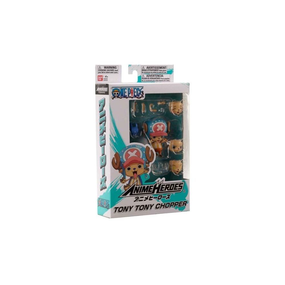 Bandai One Piece Tony Tony Chopper Figure - Anime Heroes 36936 Collectible for Fans - Perfect for Display, Gifts, and Anime Collections