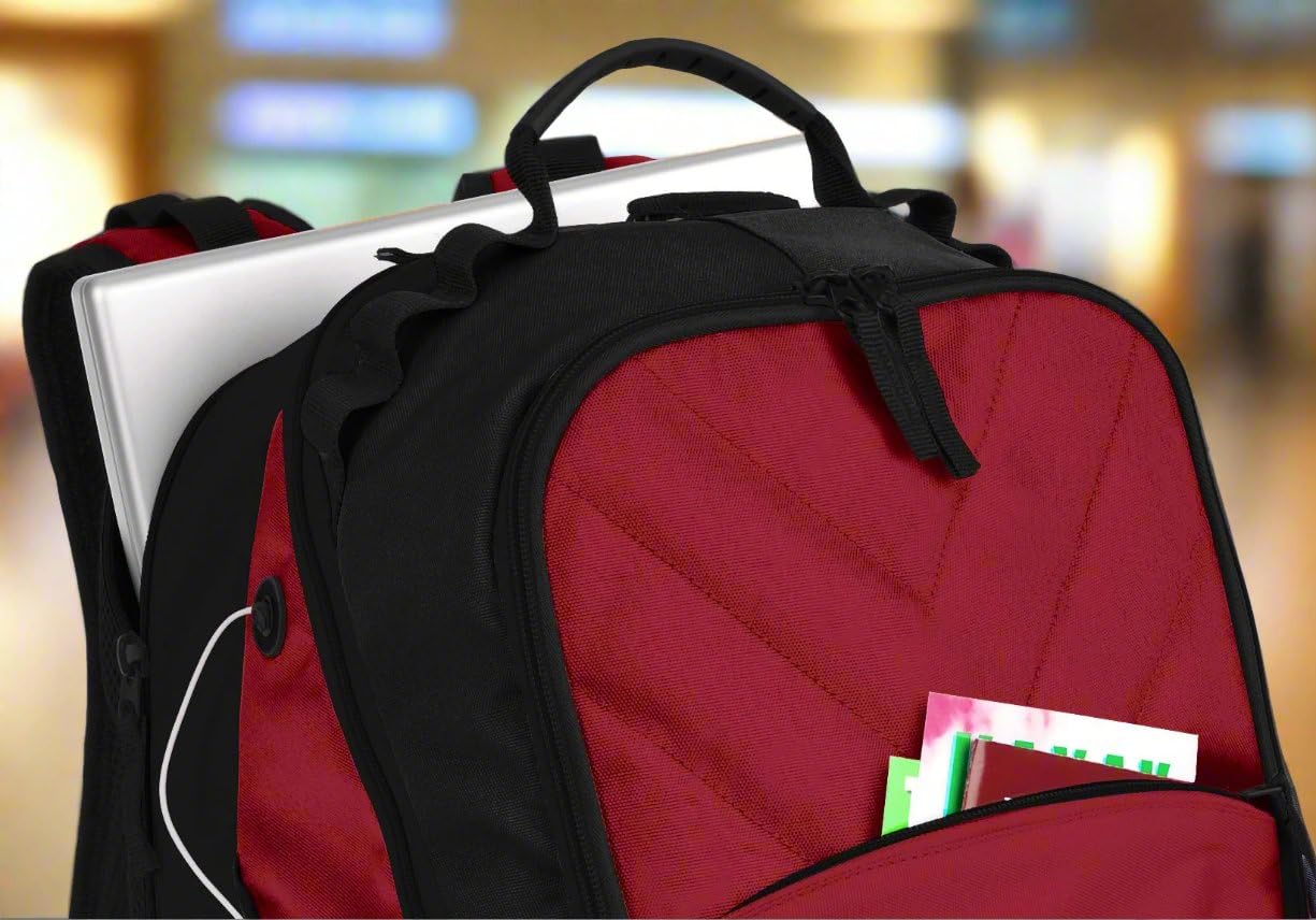 University of Kansas KU Jayhawks Logo Laptop Backpack - Durable College Computer Bag for Students, Travel & Campus Life