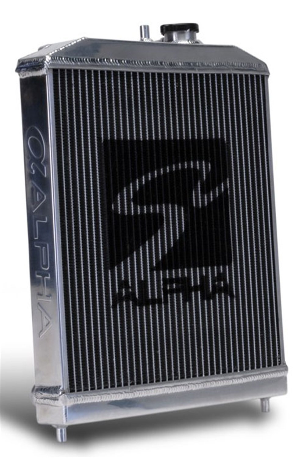 Skunk2 Alpha Series 92-00 Honda Civic Half Size Dual Core Radiator for Manual Transmission - High Performance Cooling Upgrade for Street & Track Use (Part #349-05-2000)