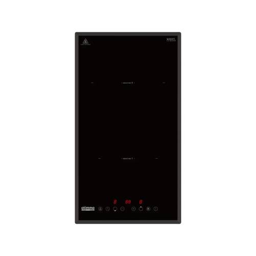 Europace ECH2508EBK 60cm Slimline Range Hood & EIH7302E 30cm Domino Induction Cooktop - Modern Kitchen Ventilation and Cooking Solution for Small Spaces