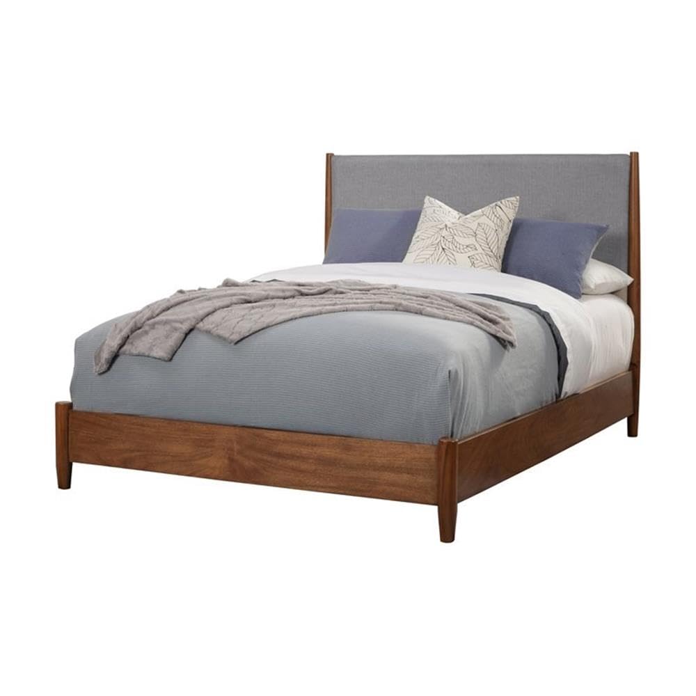 Modern 4-Piece Bedroom Set: King Panel Bed, TV Console & 2 Nightstands - Home Square Furniture for Stylish Living Rooms & Master Suites