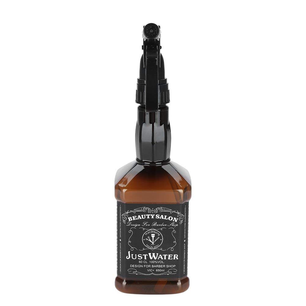 **650ml Refillable Hair Spray Bottle for Salon & Barber - Professional Hairdressing Water Sprayer Tool (Brown) - Perfect for Styling, Conditioning & Hydrating Hair**