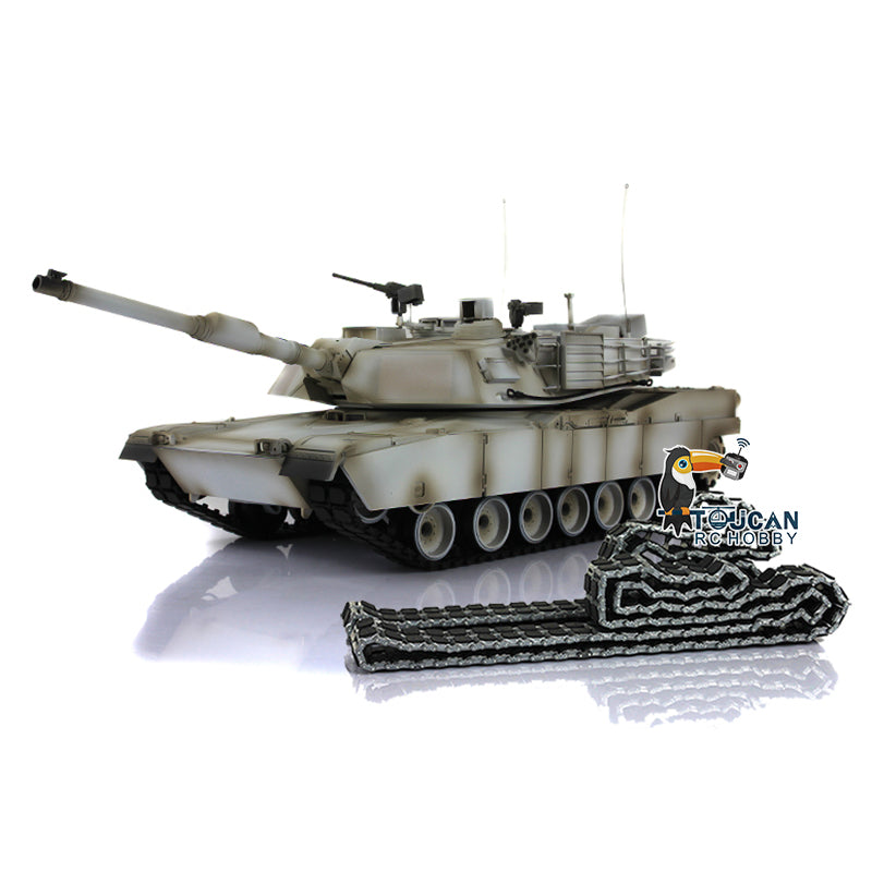 HengLong 1/16 Scale M1A3 Abrams RC Tank - Factory Original Refitted Painted Ready-to-Run (RTR) with Metal Chassis & Plastic Upper Hull - Hobby Model 3918 | Perfect for Military Enthusiasts, Collectors & RC Tank Battles
