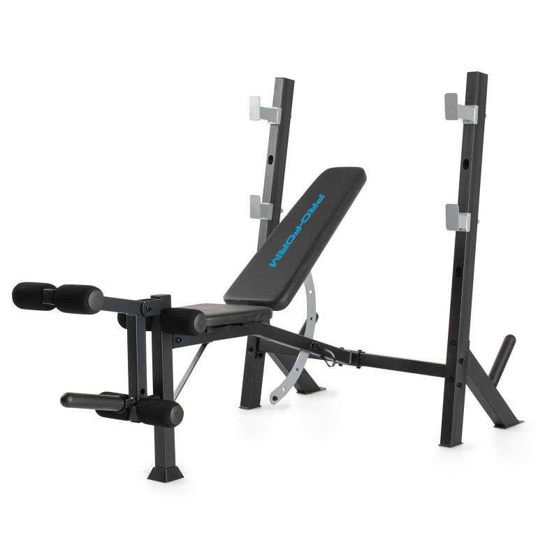 ProForm Olympic Weight Bench with Sport XT Stands – Heavy Duty Home Gym Equipment for Strength Training & Bodybuilding