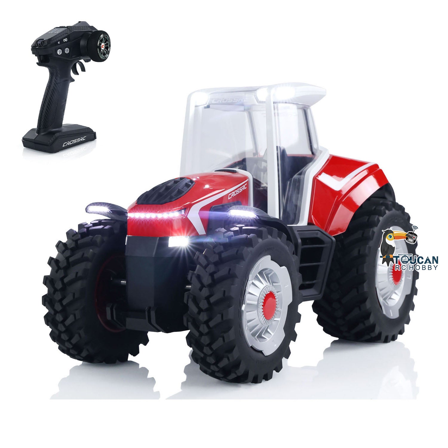 1/8 Scale RC Tractor TL4 Iron Bull Remote Control Car with Light, Motor, ESC & Two-Speed Transmission - Off-Road Simulation Vehicle for Hobbyists & DIY Enthusiasts - Perfect for Crawling, Trail Adventures & RC Competitions