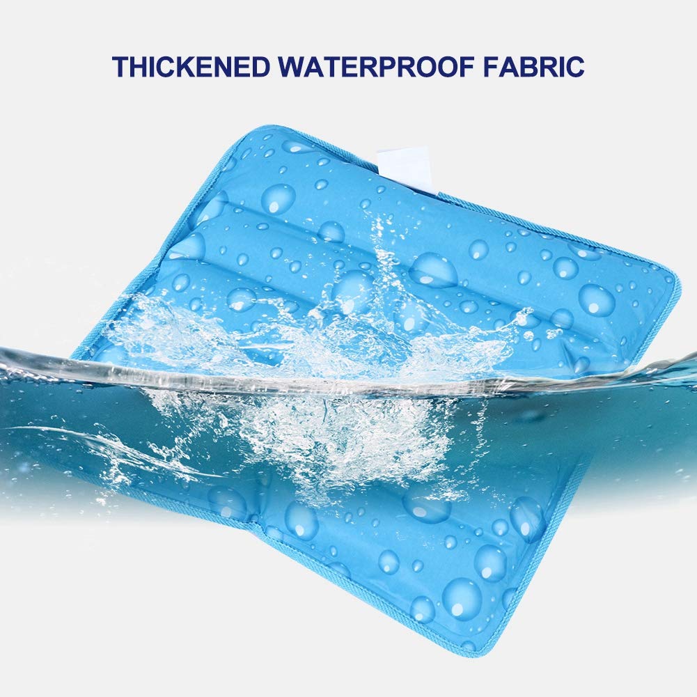 Cooling Mat for Pets & Humans - Summer Ice Pillow with Water Filling Technology, Multifunctional Cooling Pad for Chair, Car Seat, Office & Travel - Waterproof Design for Babies, Students & Adults (Perfect for Hot Weather & Outdoor Activities)