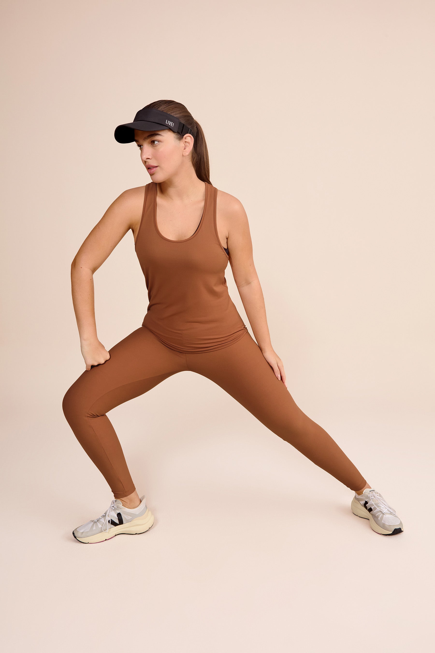 Active® High Waist Yoga Leggings for Women - Stretchy Workout Pants with Pockets - Perfect for Gym, Running & Lounge Wear
