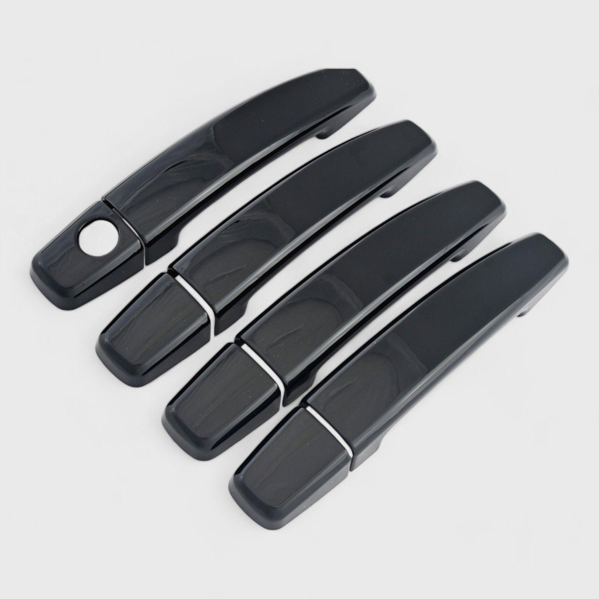 Gloss Black Chrome Delete Door Handle Cover for Cars - No Smart Key (DH6321BLK) | Upgrade Your Vehicle's Exterior Style & Protection
