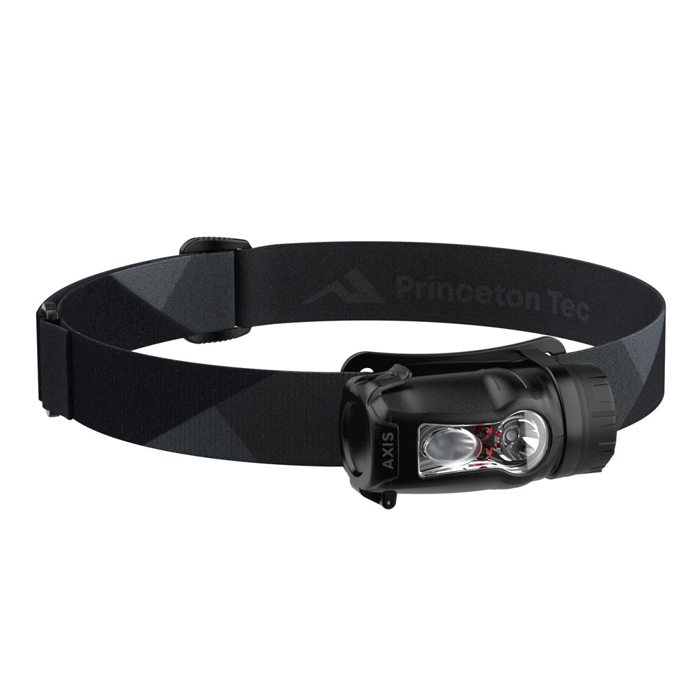 Princeton Tec Axis Rechargeable Headlamp - 300 Lumen LED Headlight with Adjustable Beam for Camping, Hiking & Outdoor Adventures