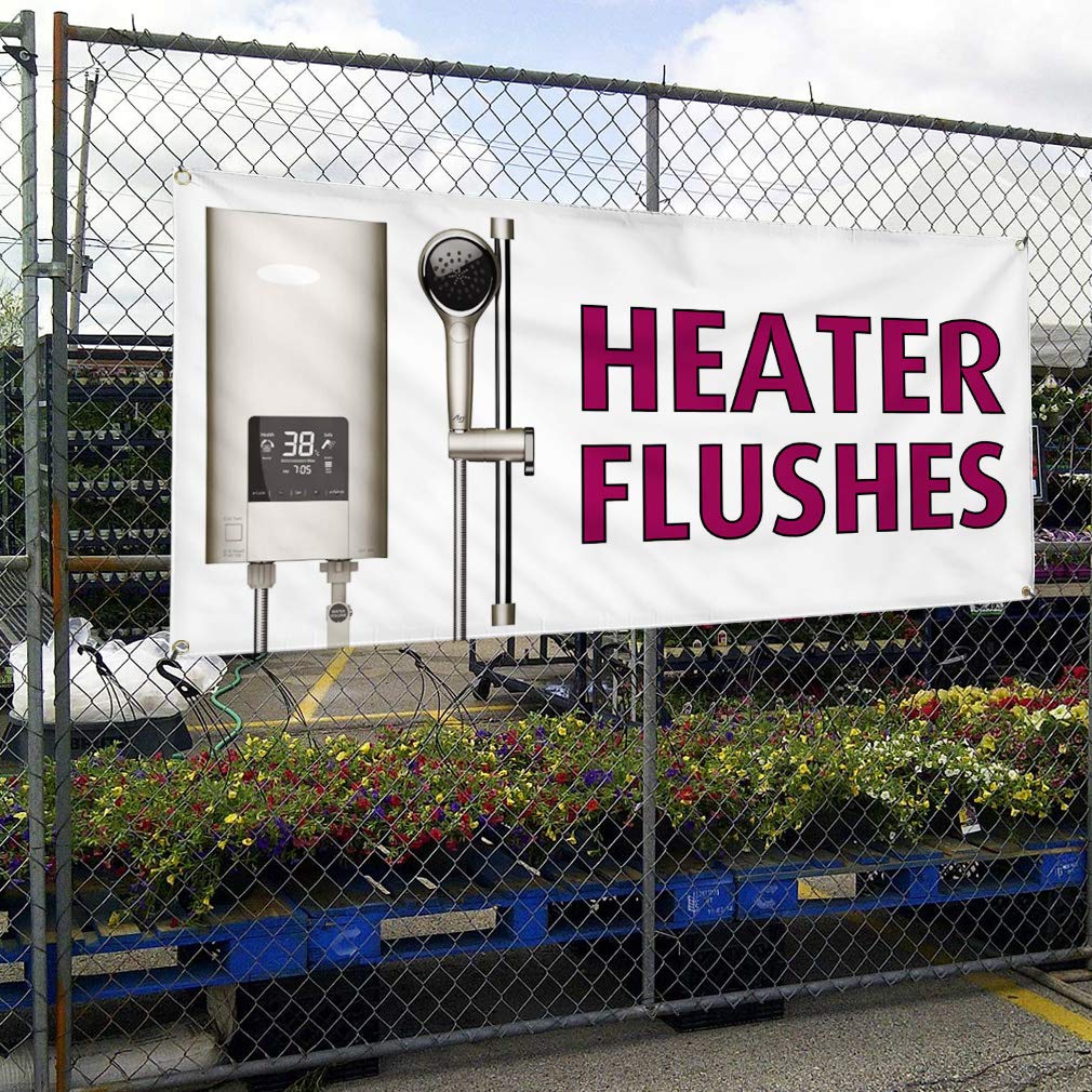 Heavy-Duty Vinyl Banner 48x96 Inches - Weatherproof Outdoor Advertising Sign with 8 Grommets for Business, Yard & Industrial Use - Perfect for Events, Sales & Construction Sites