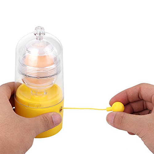 Manual Egg Scrambler in Shell - Hand-Powered Egg Shaker Whisk for Perfectly Mixed Yolks & Whites | Golden Egg Maker & Kitchen Gadget for Pudding, Baking & Cooking | Ideal for Breakfast, Desserts & Meal Prep