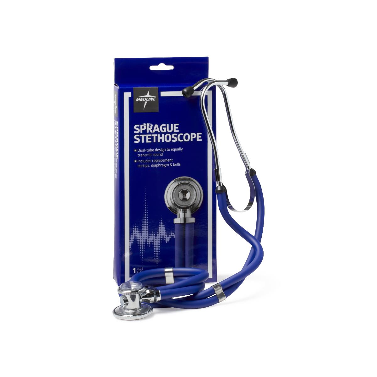 Premium Sprague Rappaport Stethoscope - Dual Head Diagnostic Stethoscope for Medical Professionals, Nurses & Students - Ideal for Auscultation, Heart & Lung Sounds (Great for Clinics, Hospitals & Home Use)
