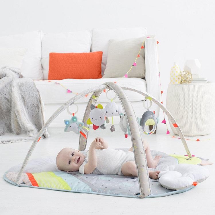 Skip Hop Activity Gym for Babies - Interactive Playmat with Toys & Music for Tummy Time & Sensory Development - Perfect for Newborns & Infants