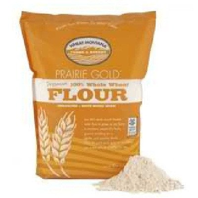 Premium Wheat Montana Golden Flour - 4 Pack (10LB Each) - Ideal for Baking Bread, Pastries & Artisan Recipes