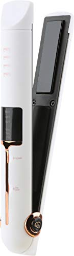 Elle Cordless Flat Iron - 1lb Lightweight Hair Straightener for Travel & On-the-Go Styling | Perfect for Home, Salon & Vacation Use