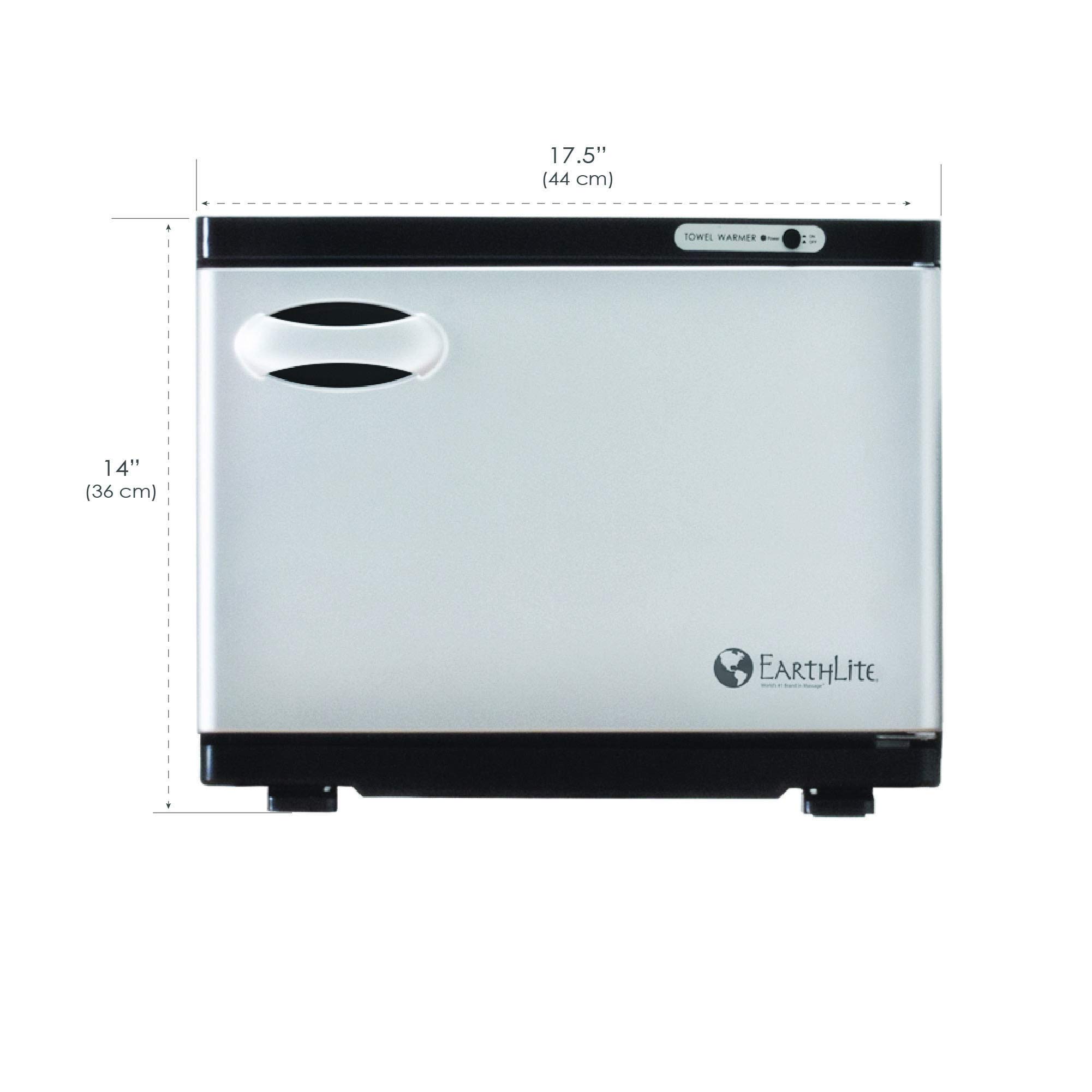 EARTHLITE Dual Hot Towel Warmer Cabinet - Professional Spa & Salon Equipment for Steam Towels, Perfect for Massage Therapy, Facial Treatments & Home Relaxation