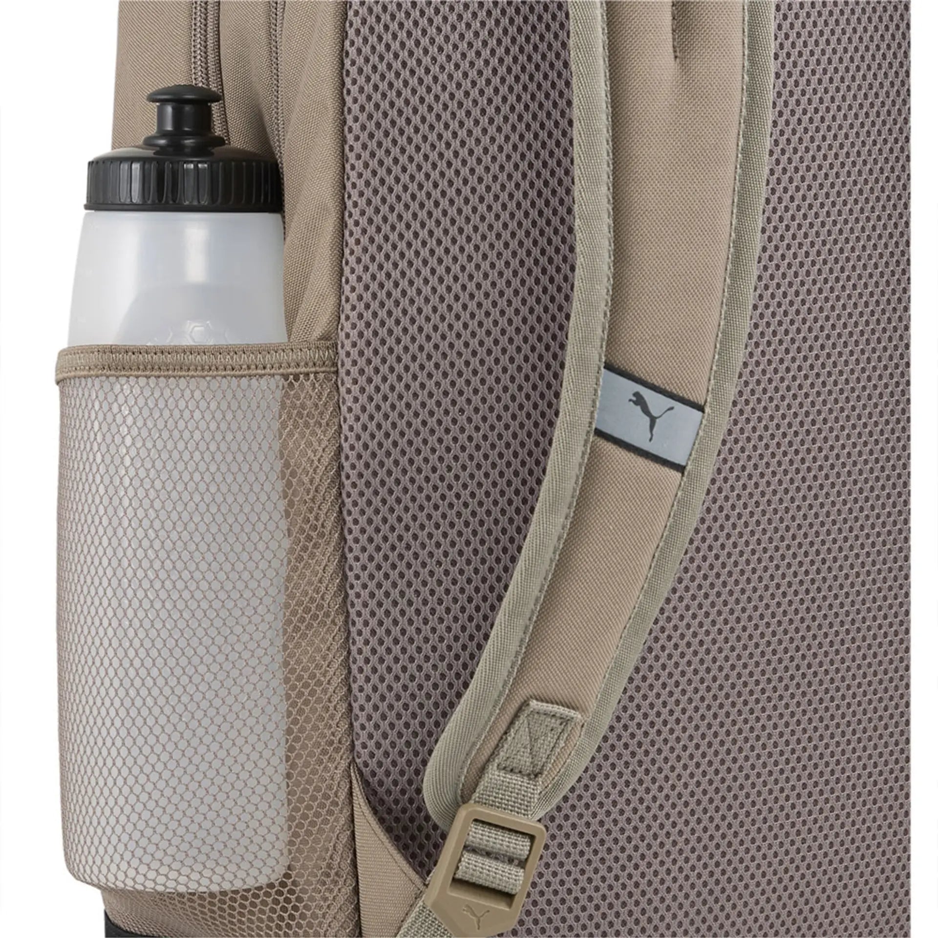 PUMA Buzz Taupe Backpack - Lightweight Laptop Backpack for Men & Women - Durable School, Travel & Work Backpack - Perfect for College, Office & Outdoor Adventures