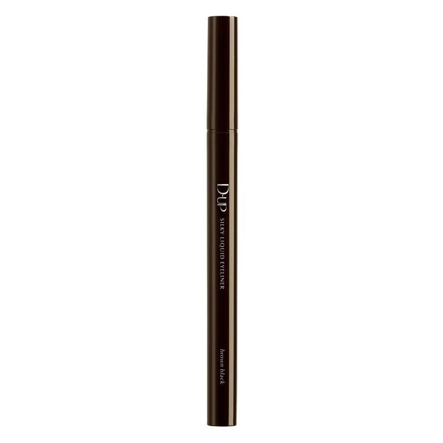 DUP Silky Liquid Eyeliner - Waterproof Smudge-Proof Long Lasting Eyeliner in Brown (BK) - Perfect for Everyday Makeup & Special Occasions