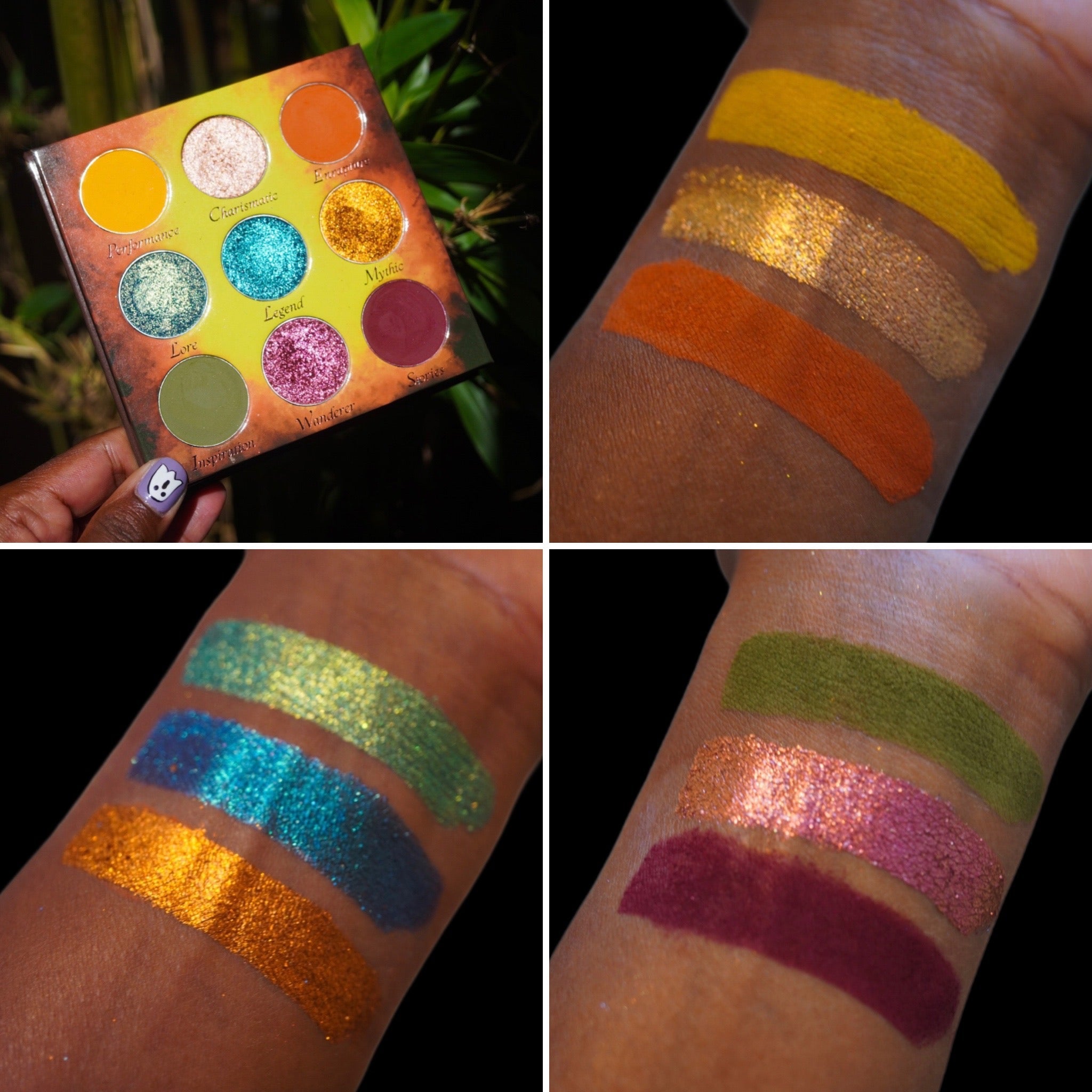Bard Eyeshadow Palette - 12 Highly Pigmented Matte & Shimmer Eyeshadows for Professional Makeup | Perfect for Day to Night Looks, Bridal & Party Makeup