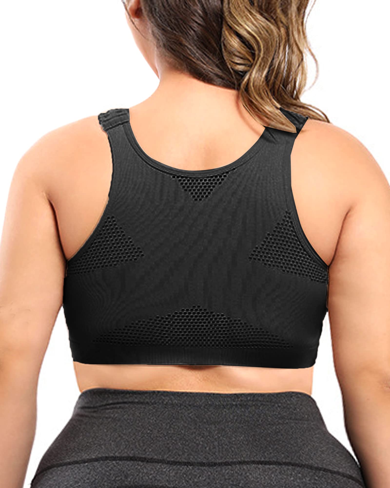 Post Surgery Bra for Women - Front Closure Surgical Bras, Mastectomy & Breast Augmentation Recovery Bra - Comfortable Post Op Support for Daily Wear & Sports Activities