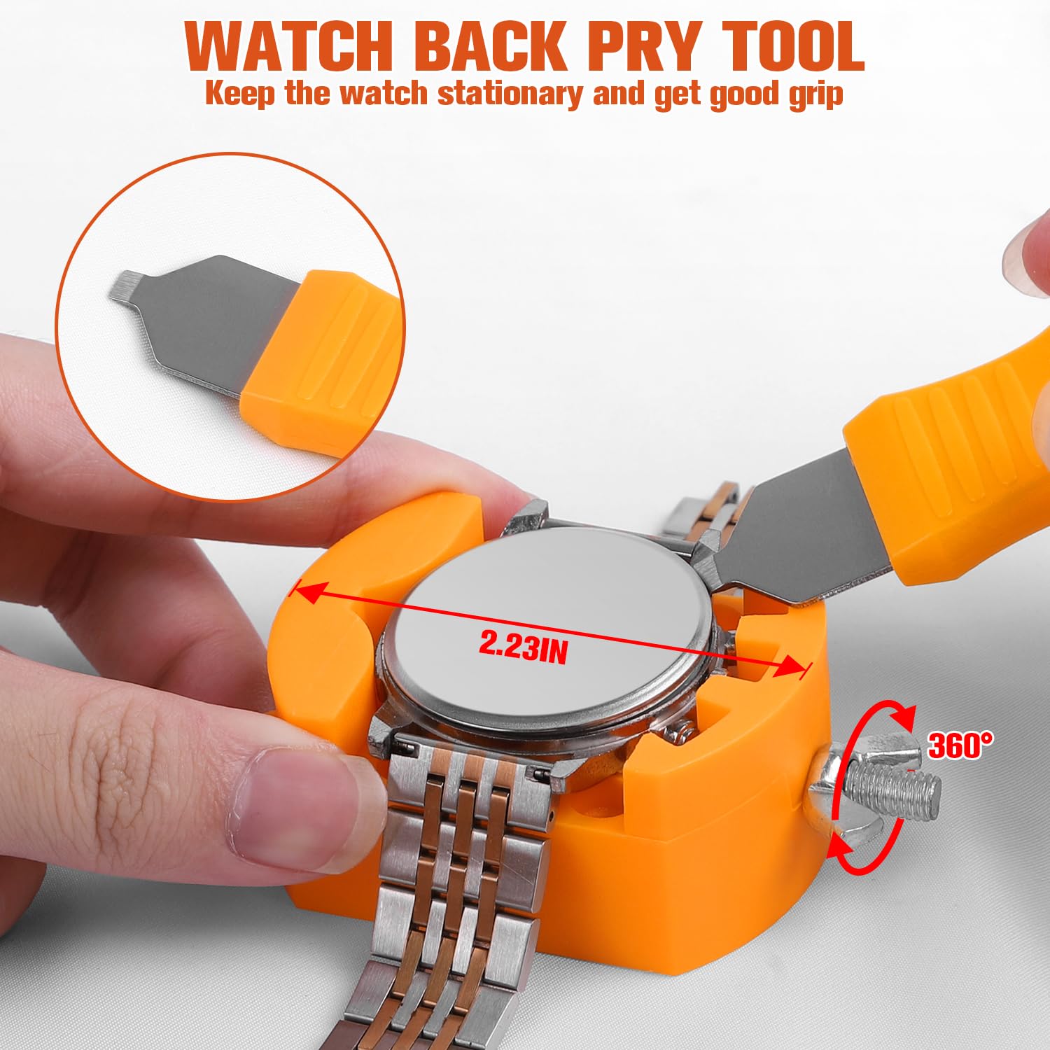 BYNIIUR Watch Repair Kit - Battery & Band Tool Kit for Watch Replacement & Maintenance