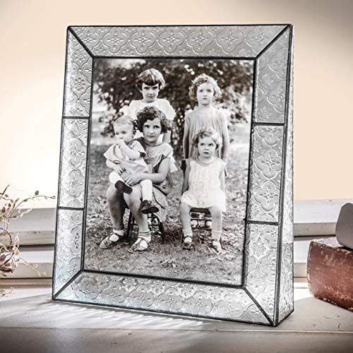 8x10 Clear Glass Picture Frame - Vertical Tabletop Display for Home & Gifts