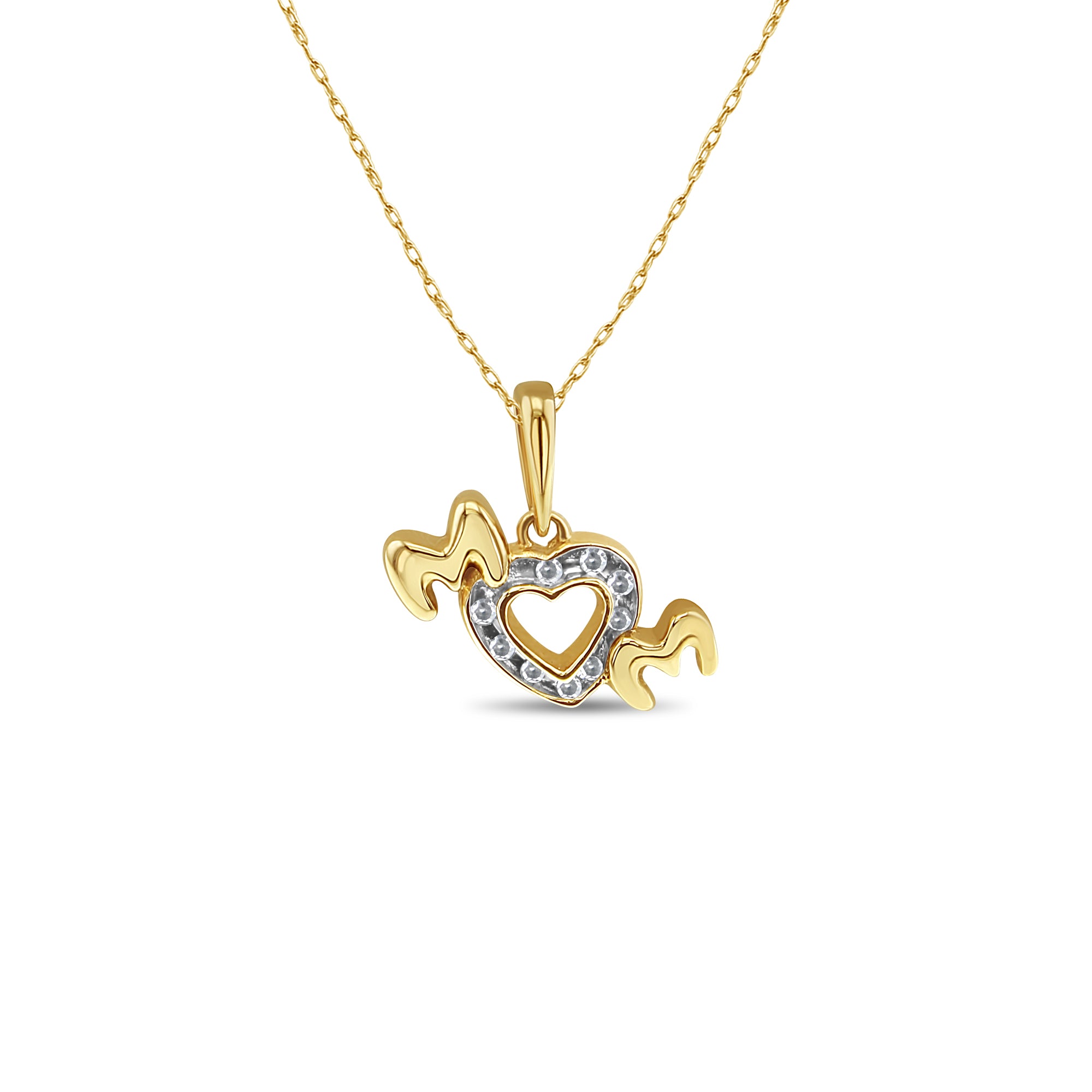 14K Yellow Gold Diamond Necklace for Mom - Elegant Gift for Mother's Day, Birthday & Anniversary | Perfect for Special Occasions & Everyday Wear