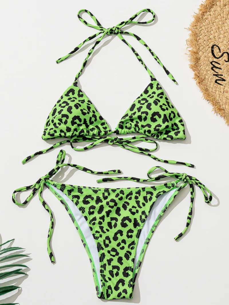 2024 Sexy Thong Bikini for Women - 11 Color Push Up Brazilian Swimsuit | High Waist Bathing Suit for Beach, Pool & Summer Vacation