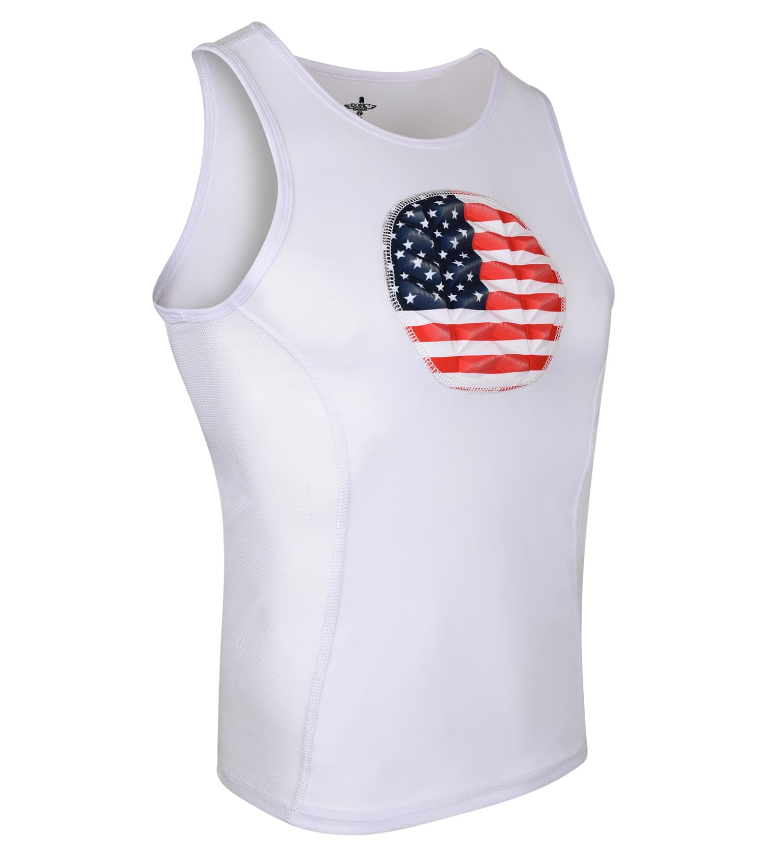 Exxact Sports Youth Baseball & Softball Chest Protector - Padded Compression Shirt with Protective Padding for Safe Training & Games | Perfect for Little League, Practice, and Youth Sports Safety Gear