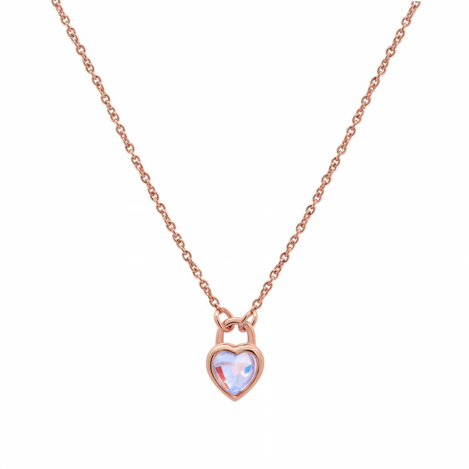 Rose Gold Azura Necklace for Women - Elegant Layering Jewelry Gift for Her, Perfect for Valentine's Day, Anniversary & Special Occasions