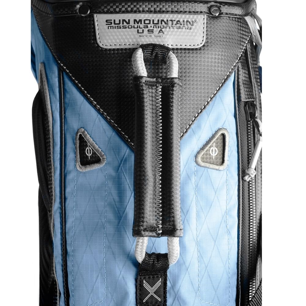 Sun Mountain 2022 VX Stand Carry Golf Bag for Men - Lightweight, Durable & Waterproof - Perfect for Walking the Course or Range Practice