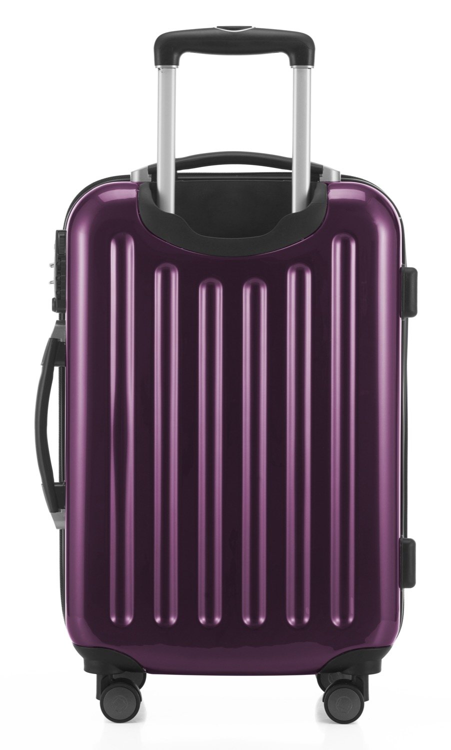 Premium 55cm Purple Suitcase for Travel - Lightweight Durable Luggage with Spinner Wheels, Ideal for Business Trips & Vacations