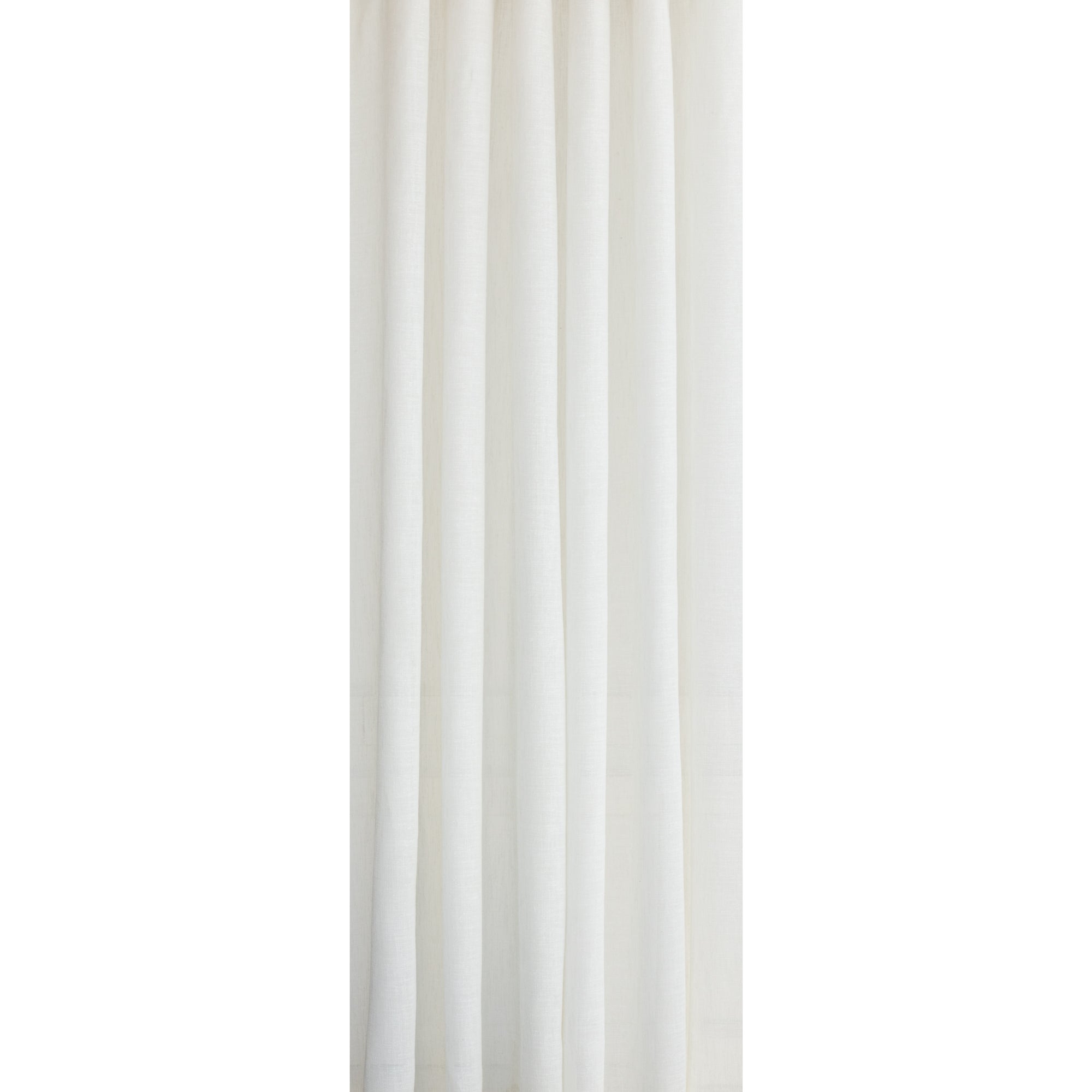 Palermo Double Width Sheer Fabric - Oyster White Premium Curtain Material for Living Room & Bedroom Windows