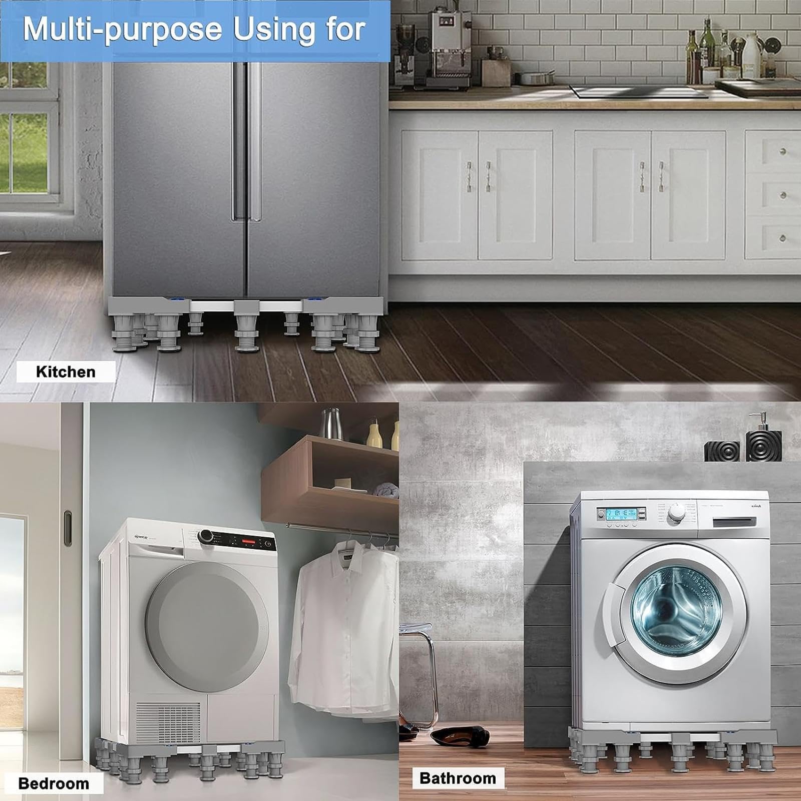 HAILM Universal Washer and Dryer Pedestal Stand - 28