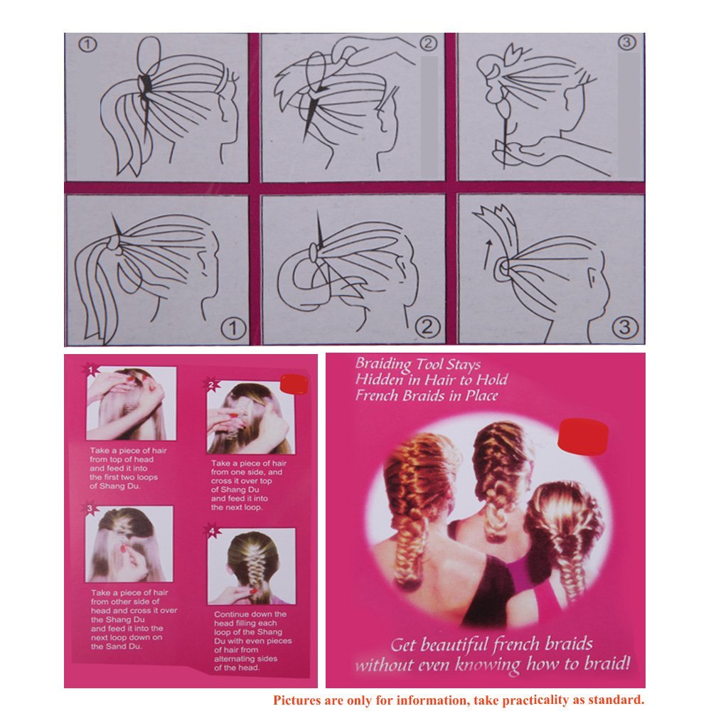 Magic Hair Styling Set - 3 Hair Pins, Bun Maker & Braiding Tool for Women | Perfect for Updos & Everyday Styles