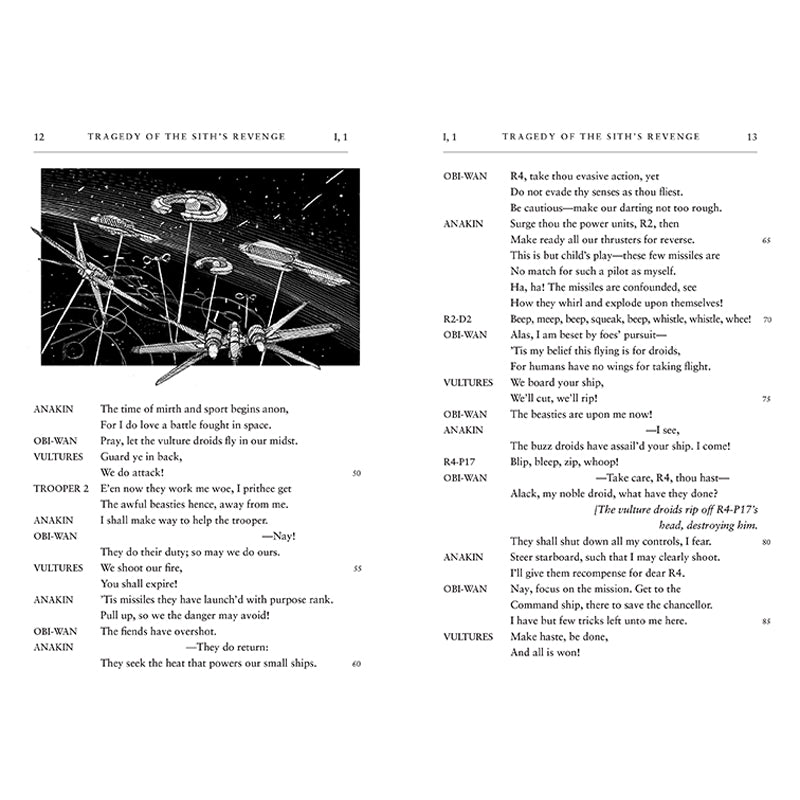 Star Wars Revenge of the Sith - William Shakespeare Tragedy Style | Epic Sci-Fi Novel | Perfect for Star Wars Fans & Shakespeare Lovers | Great for Themed Parties & Book Club Discussions