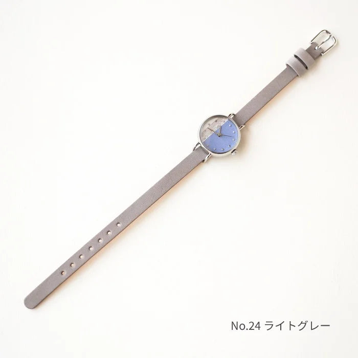 Elegant Women's Wristwatch - Dayflower Blue Japanese Handmade Watch for Women | Perfect for Office, Date Night & Special Occasions