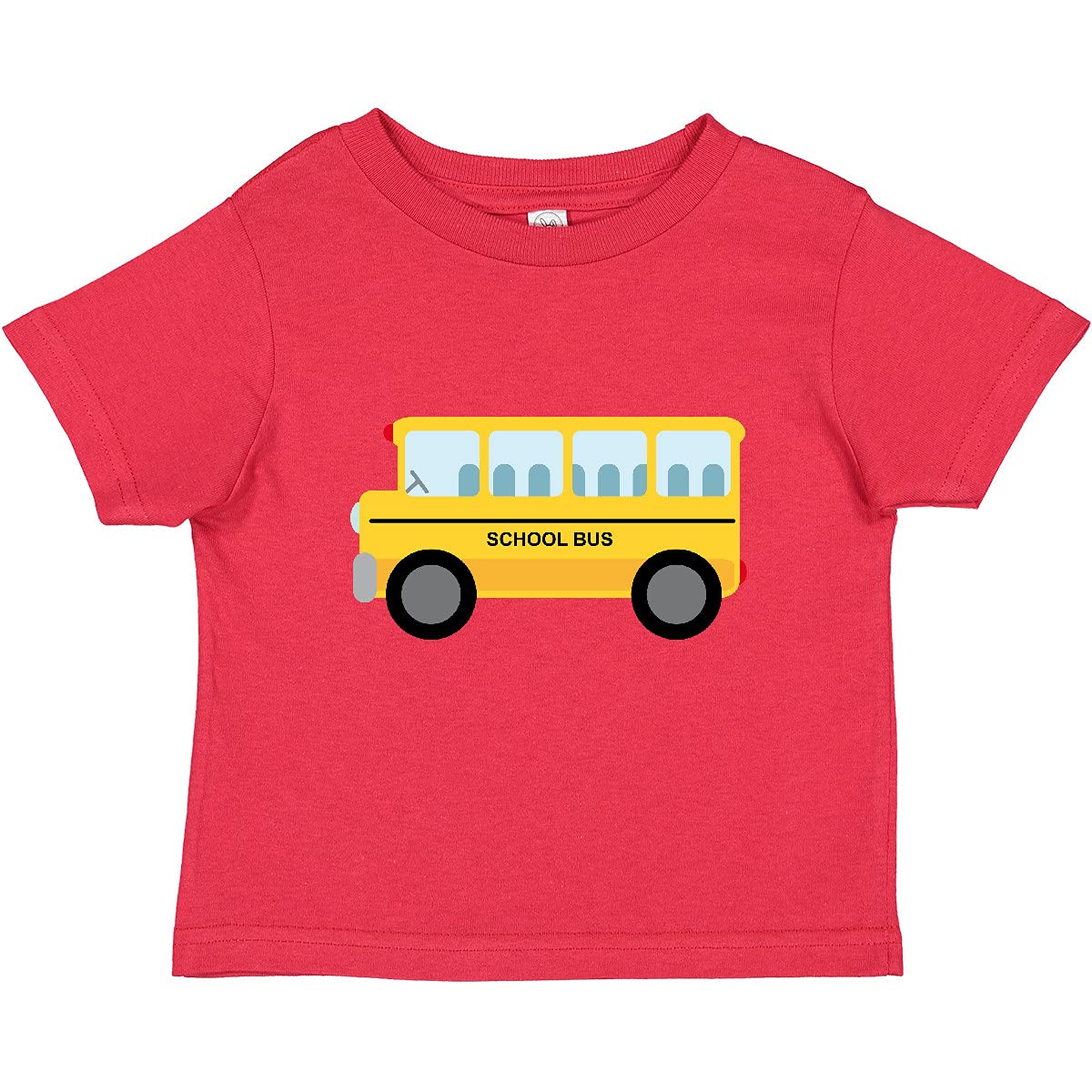 Inktastic School Bus Graphic Baby T-Shirt - Cute Yellow Bus Design for Infants & Toddlers - Soft Cotton Tee for Playdates, Daycare & Family Outings